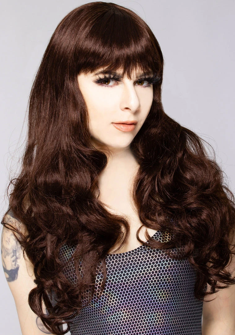 Leg Avenue Accessories Bangin' Betty Long Wavy Bang Wig