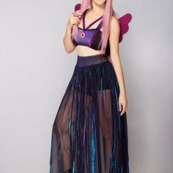 Leg Avenue Women's Festival Galaxy Unicorn 4PC Set