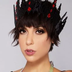 Leg Avenue The Raven Scream Queen Glitter Crown