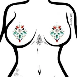 Leg Avenue Accessories Vega Jeweled Nipple Pasties