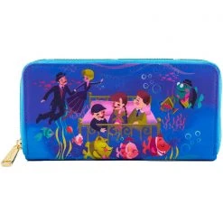 Loungefly Tea Room Cinema X Disney Bedknobs And Broomsticks Underwater Zip Around Wallet