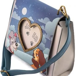 Loungefly X Disney Lady And The Tramp Wet Cement Crossbody Bag Mad World