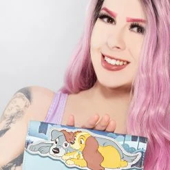 Loungefly Tea Room Cinema X Disney Lady And The Tramp Wet Cement Flap Wallet