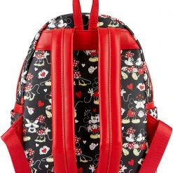 Loungefly Tea Room Cinema X Disney Mickey & Minnie Mouse Valentines Mini Backpack
