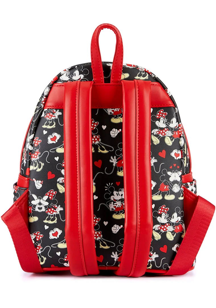 Loungefly Tea Room Cinema X Disney Mickey & Minnie Mouse Valentines Mini Backpack