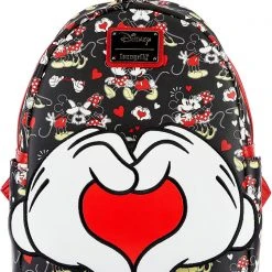 Loungefly Tea Room Cinema X Disney Mickey & Minnie Mouse Valentines Mini Backpack