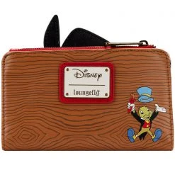 Loungefly X Disney Pinocchio Peeking Flap Wallet New