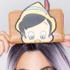 Loungefly X Disney Pinocchio Peeking Flap Wallet New