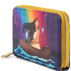 Loungefly Tea Room Cinema X Disney Pocahontas Just Around The River Bend Zip Around Wallet