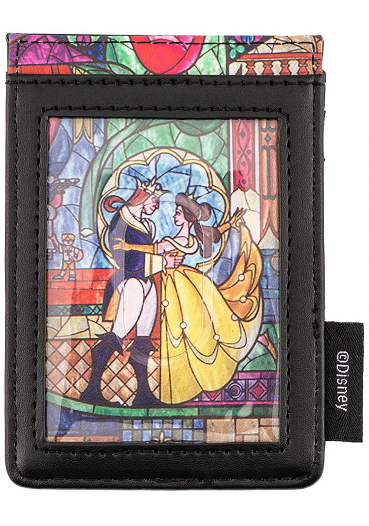 Loungefly X Disney Princess Castle Series Belle Cardholder Tea Room Cinema