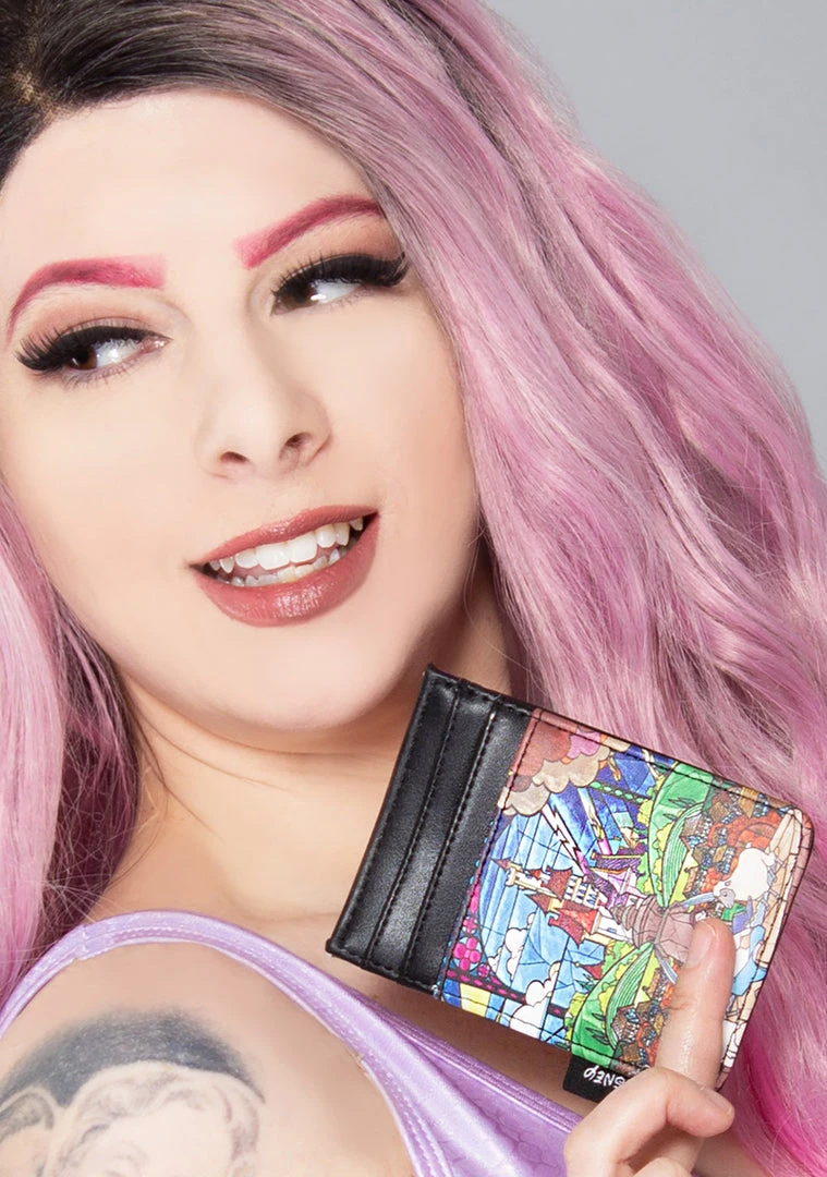 Loungefly X Disney Princess Castle Series Belle Cardholder Tea Room Cinema