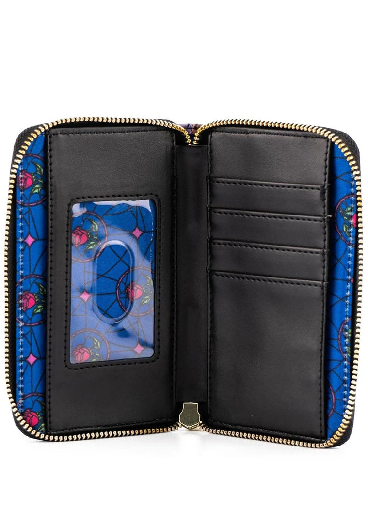Loungefly X Disney Beauty & The Beast Belle Castle Series Zip Around Wallet