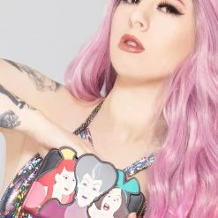 Loungefly X Disney Villains Scene Evil Stepmother & Stepsisters Zip Around Wallet Bags