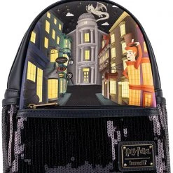 Loungefly World Tour X Harry Potter Diagon Alley Sequin Mini Backpack