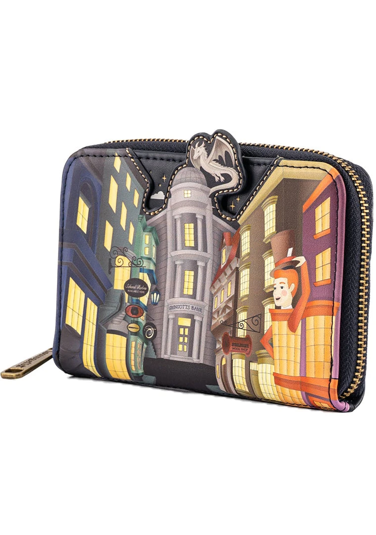 Loungefly World Tour X Harry Potter Diagon Alley Zip Around Wallet