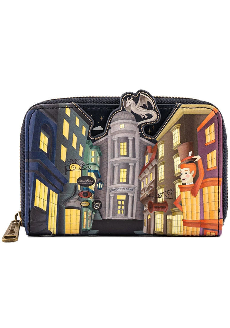 Loungefly World Tour X Harry Potter Diagon Alley Zip Around Wallet