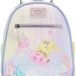 Loungefly X Nickelodeon Spongebob Pastel Jellyfishing Mini Backpack New