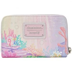 Loungefly New X Nickelodeon Spongebob Pastel Jellyfishing Zip Around Wallet