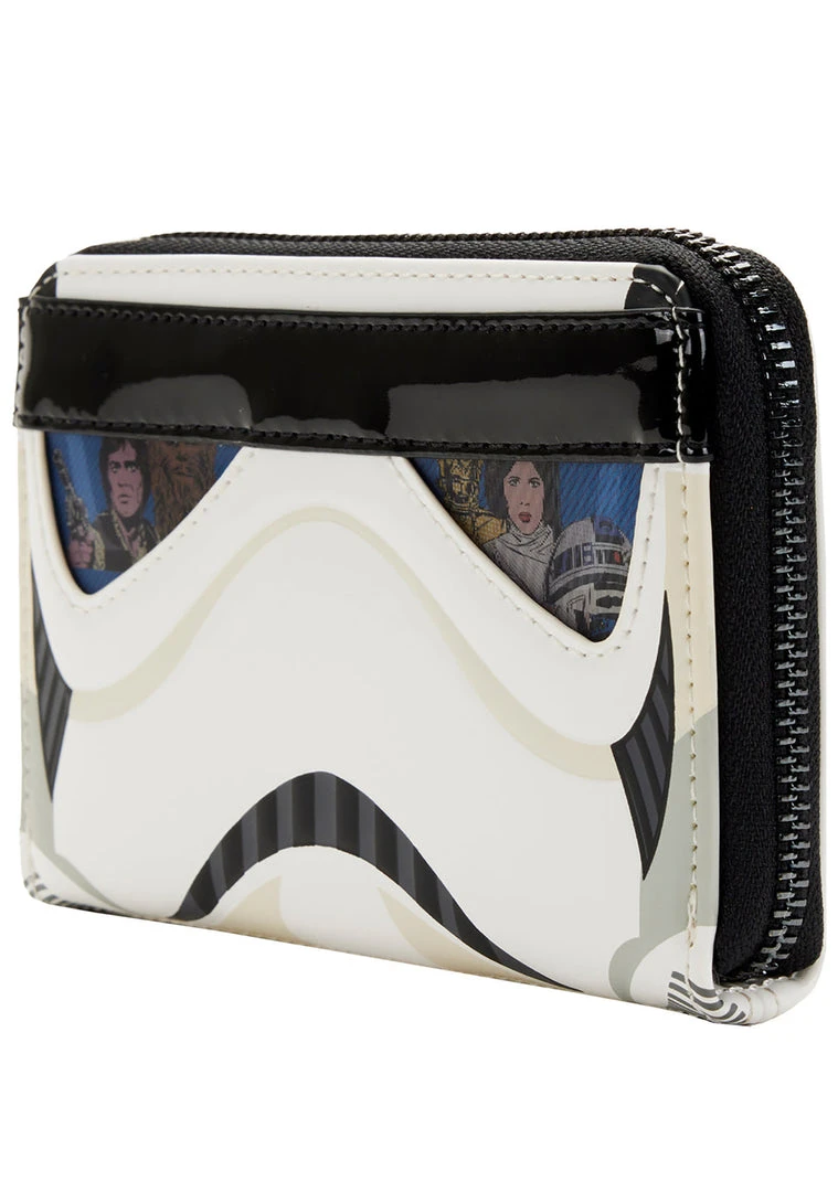 Loungefly X Star Wars Stormtrooper Lenticular Zip Around Wallet