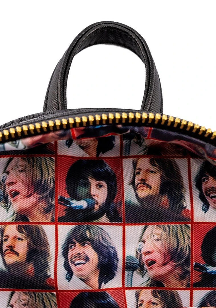 Loungefly X The Beatles Let It Be Vinyl Record Mini Backpack World Tour
