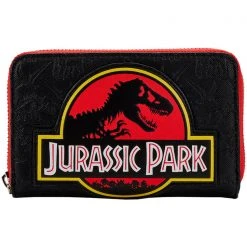 Loungefly X Universal Jurassic Park Logo Zip Around Wallet