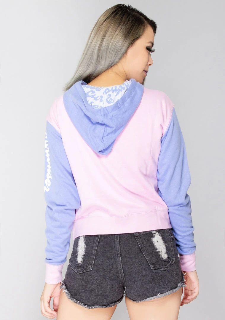 Loungefly X Disney Alice Rabbit Hole Crop Hoodie
