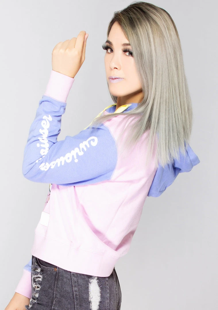 Loungefly X Disney Alice Rabbit Hole Crop Hoodie