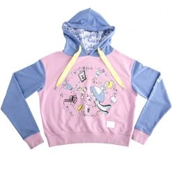 Loungefly X Disney Alice Rabbit Hole Crop Hoodie