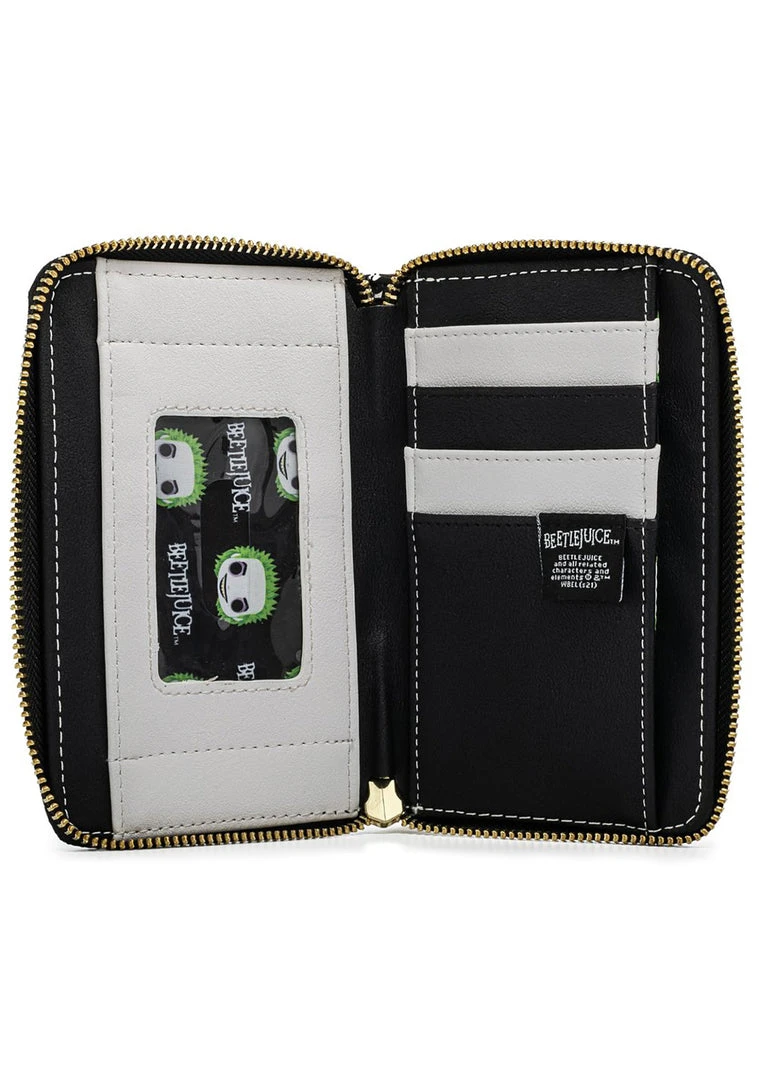 Loungefly X Beetlejuice POP! AOP Zip Around Wallet World Tour