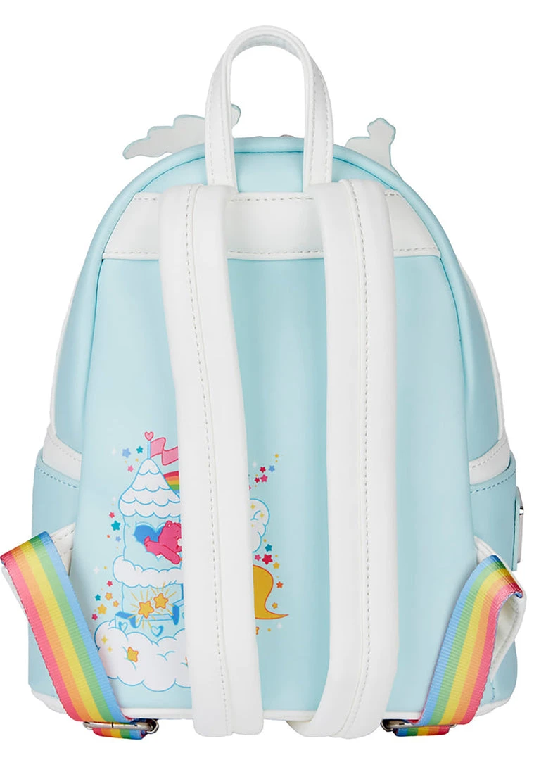 Loungefly X Care Bears 40th Anniversary Care A Lot Mini Backpack New
