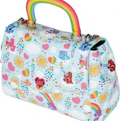 Loungefly New X Care Bears 40th Anniversary Care A Lot Satchel Crossbody Bag