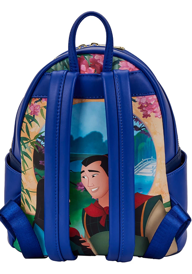 Loungefly X Disney Mulan Castle Light Up Mini Backpack New