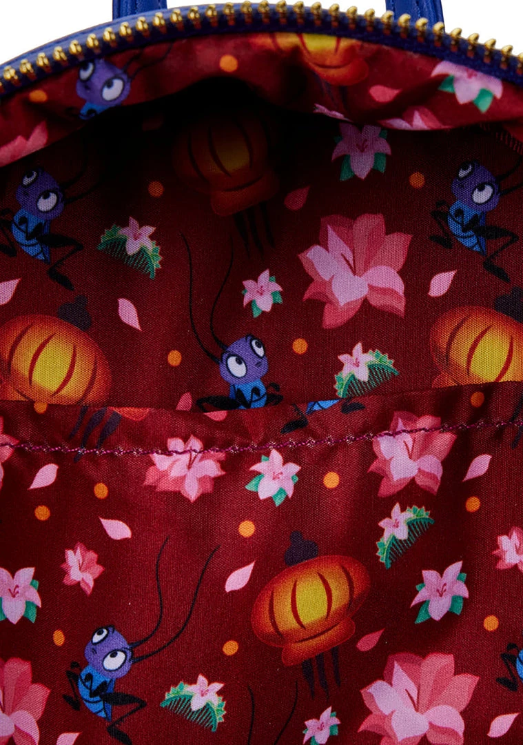 Loungefly X Disney Mulan Castle Light Up Mini Backpack New