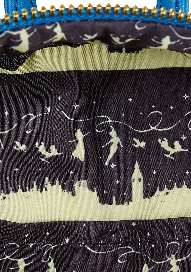Loungefly X Disney Peter Pan Glow Clock Mini Backpack