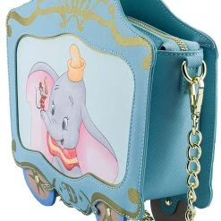 Loungefly X Disney Dumbo 80th Anniversary Train Car Crossbody Bag Tea Room Cinema