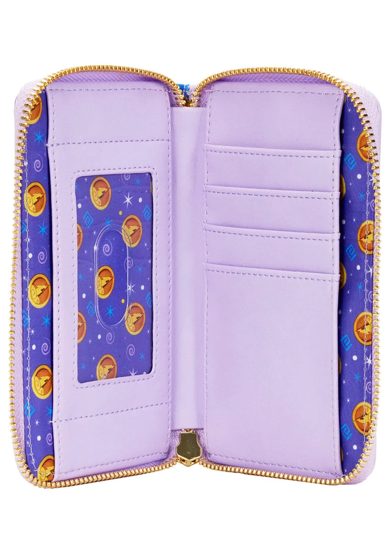 Loungefly X Disney Hercules Muses Cloud Zip Around Wallet New