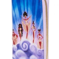 Loungefly X Disney Hercules Muses Cloud Zip Around Wallet New