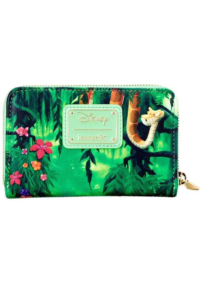 Loungefly X Disney Jungle Book Bare Necessities Zip Around Wallet New