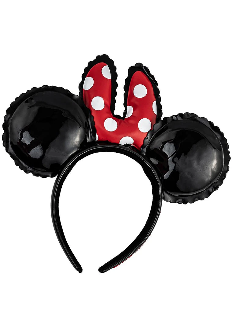 Loungefly X Disney Minnie Mouse Red Bow Balloon Ears Headband