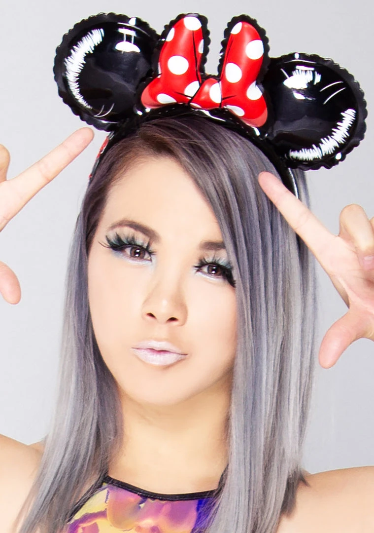 Loungefly X Disney Minnie Mouse Red Bow Balloon Ears Headband