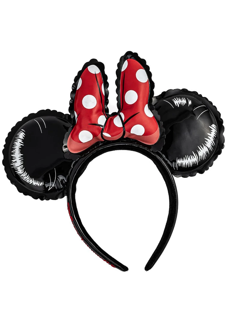 Loungefly X Disney Minnie Mouse Red Bow Balloon Ears Headband