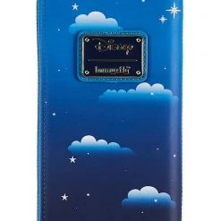 Loungefly X Disney Peter Pan Glow Clock Wallet New