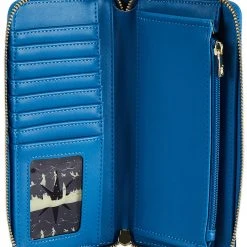 Loungefly X Disney Peter Pan Glow Clock Wallet New