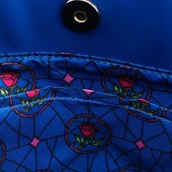 Loungefly Tea Room Cinema X Disney Princess Castle Series Belle Crossbody Bag