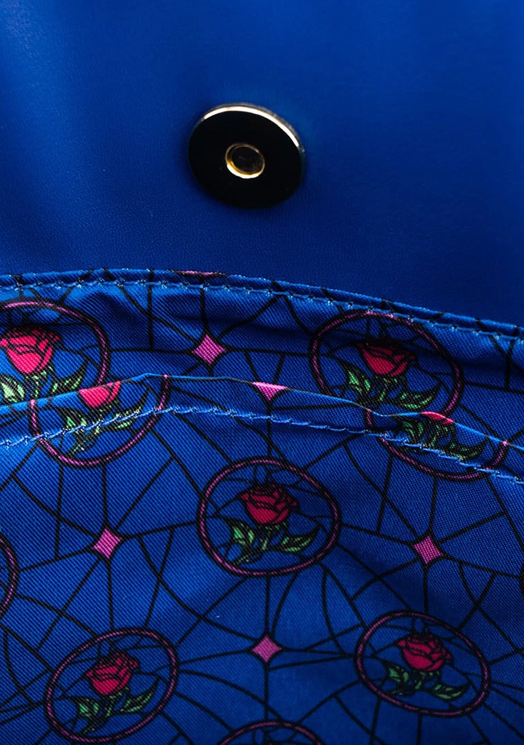 Loungefly Tea Room Cinema X Disney Princess Castle Series Belle Crossbody Bag