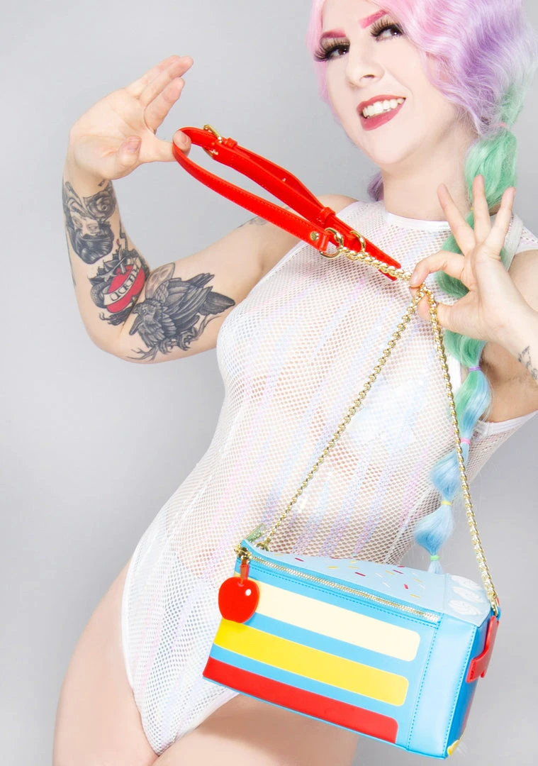 Loungefly X Disney Snow White Cake Cosplay Crossbody Bag