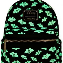 Loungefly X LASR Exclusive Disney Totally Batty Mickey Bat AOP Mini Backpack New