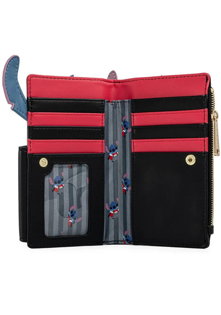 Loungefly X Disney Vampire Stitch Bowtie Wallet