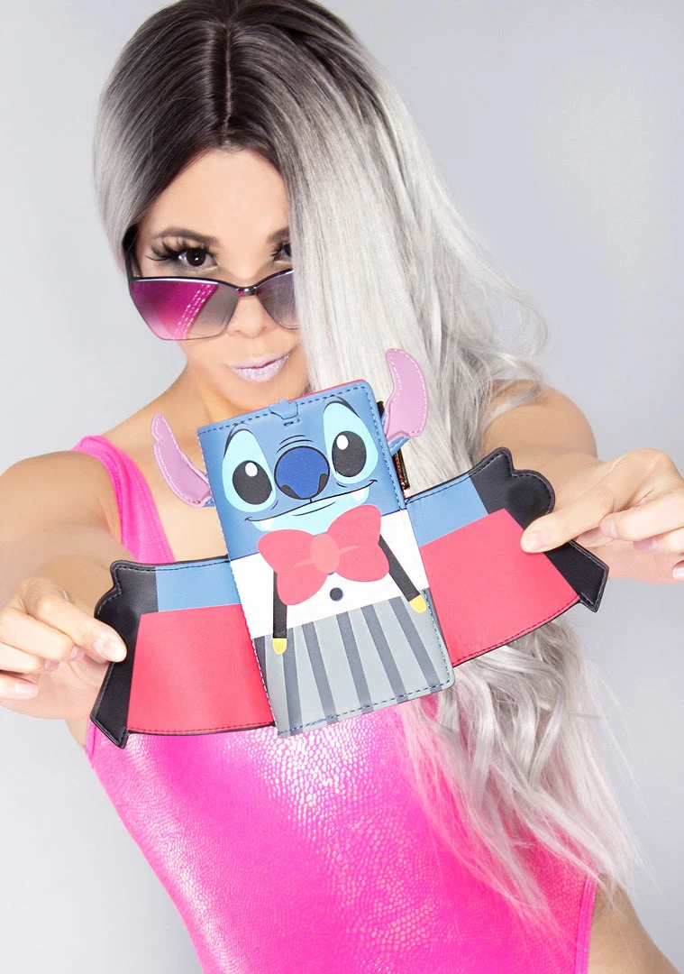 Loungefly X Disney Vampire Stitch Bowtie Wallet