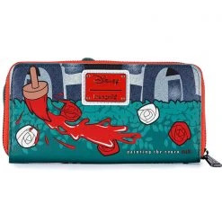 Loungefly X Disney Villains Scene Queen Of Hearts Zip Around Wallet Mad World